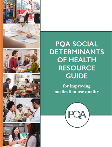 PQA Social Determinants of Health Resource Guide Cover